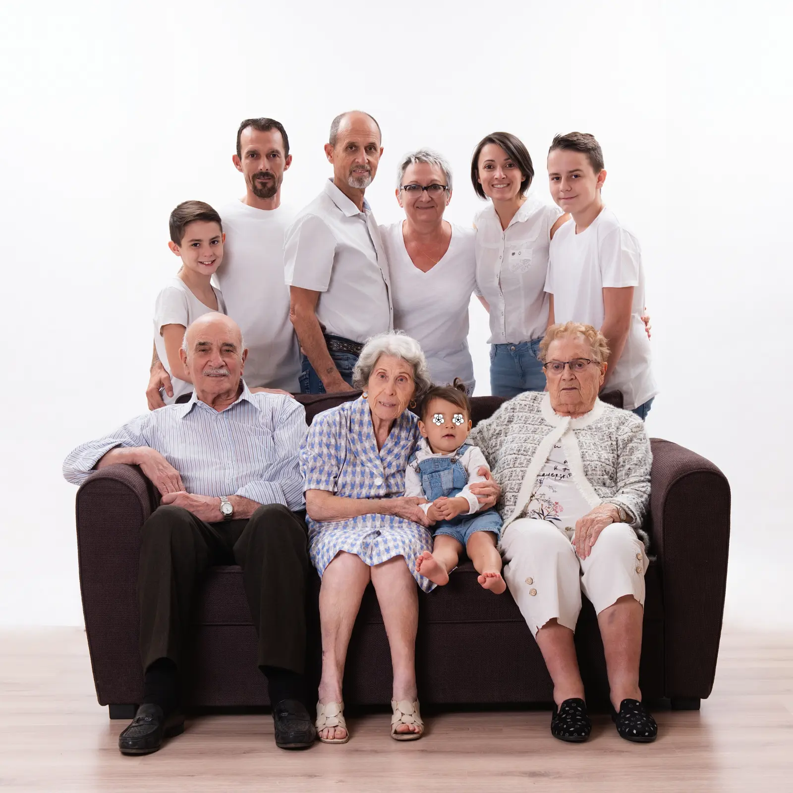 FAMILLE INTERGENERATIONNELLE Photographe en Provence
